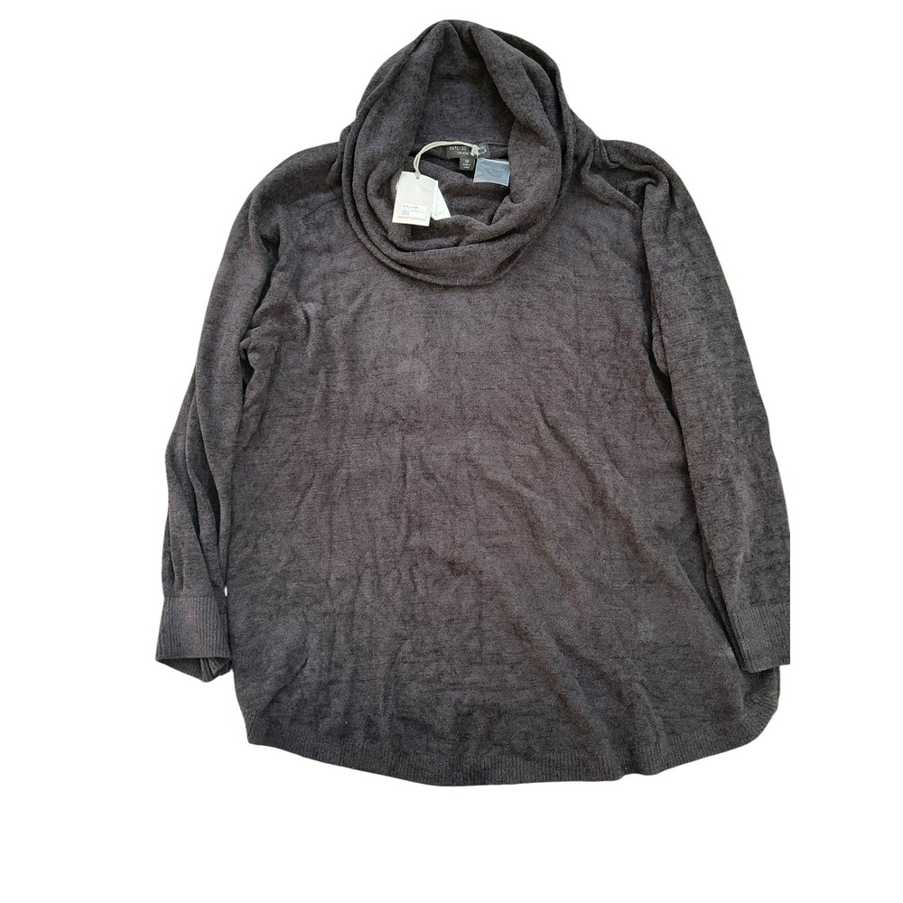 Barefoot Dreams CozyChic Ultra Lite Cowl Neck Tunic Sweater 2X‎ Plus Size